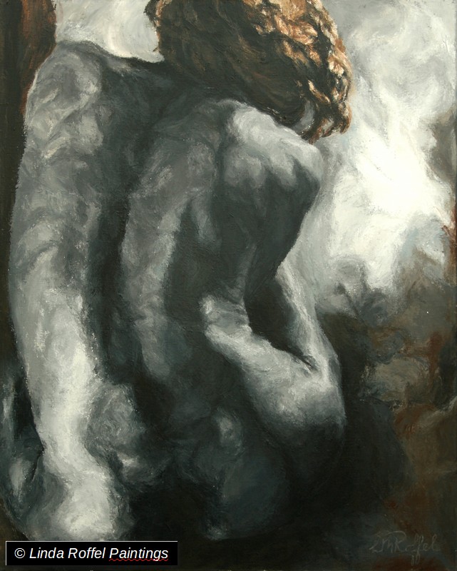 Nude 1, 100x80cm, Acrylic on canvas
